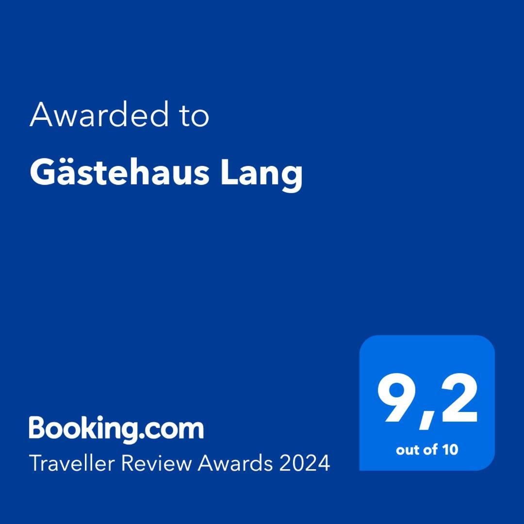 וונזידל Gaestehaus Lang מראה חיצוני תמונה